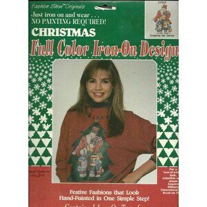 Vintage Christmas Full Color Iron-On Design Kit By Fashion Show Originals
